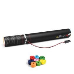 THE CONFETTI MAKER Electric Cannon 50 cm Streamer Multicolour 20 PZ