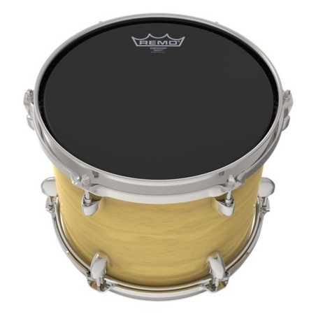 REMO Ambassador Black Suede 12" BA-0812-ES