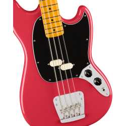 Fender American Professional Classic Mustang Bass MN Faded Dakota Red