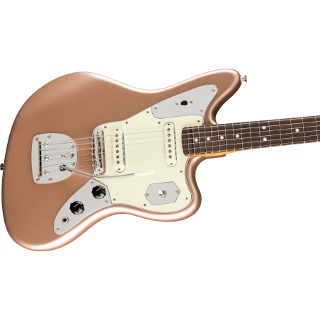 Fender American Professional Classic Jaguar RW Faded Firemist Gold