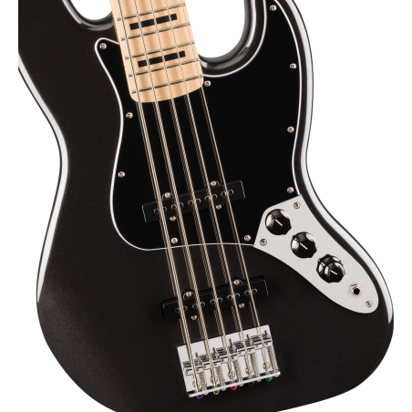 Squier Affinity Series Active Jazz Bass V MN BPG Black Metallic