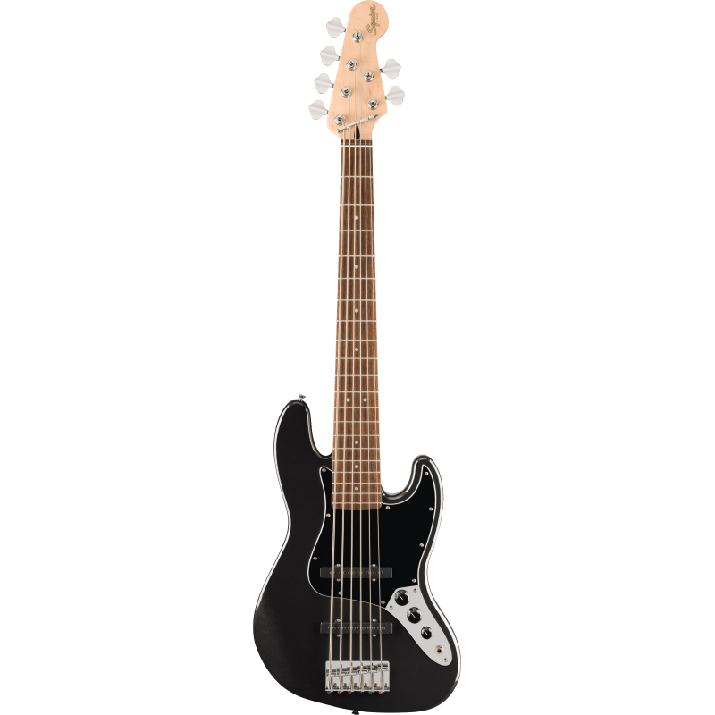 Squier Affinity Series Jazz Bass VI LRL BPG Black Metallic