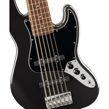 Squier Affinity Series Jazz Bass VI LRL BPG Black Metallic