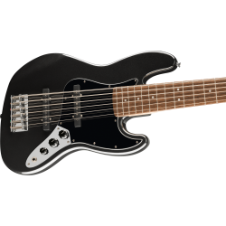 Squier Affinity Series Jazz Bass VI LRL BPG Black Metallic