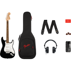 Squier Affinity Series Stratocaster Mustang Micro Pack Black