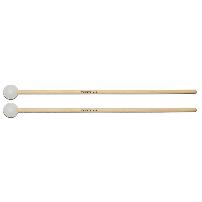 Vic Firth M14 American Custom Keyboard Soft White Poly