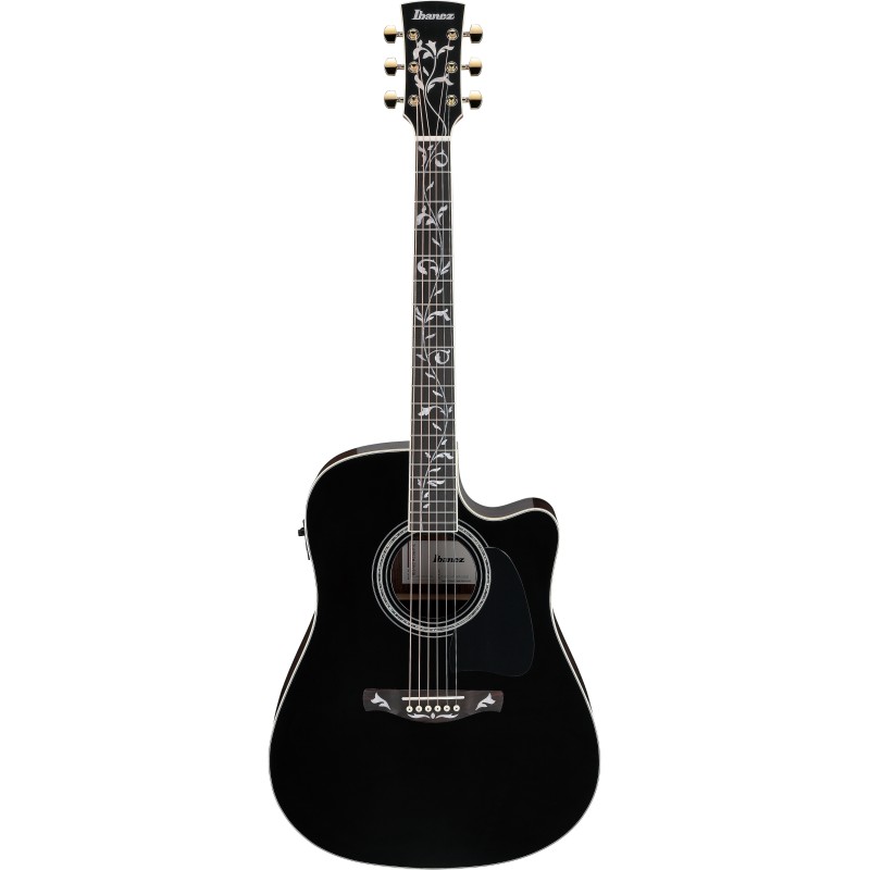 Ibanez AW391RCE-BKH Black High Gloss Top