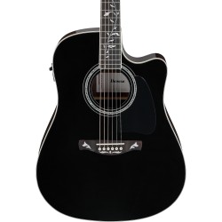 Ibanez AW391RCE-BKH Black High Gloss Top