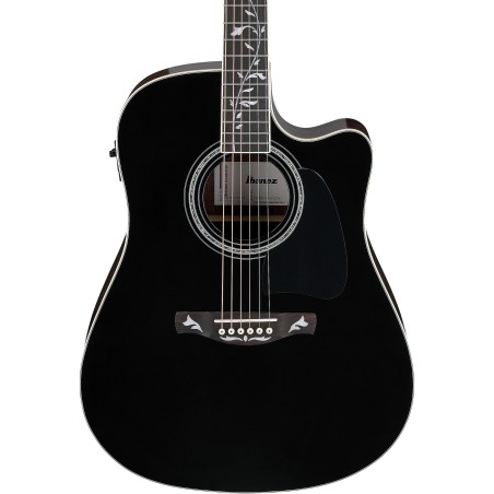 Ibanez AW391RCE-BKH Black High Gloss Top
