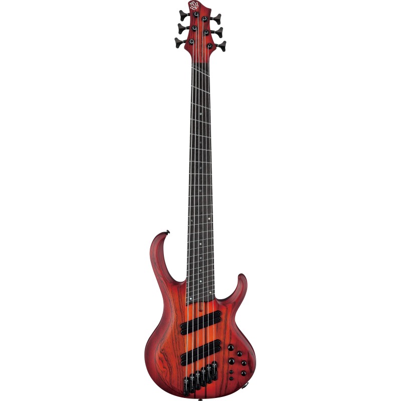 Ibanez BTB866MS-BRF Brown Topaz Burst Flat