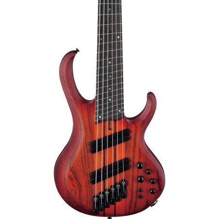 Ibanez BTB866MS-BRF Brown Topaz Burst Flat