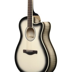 Ibanez AAM370M1CE-TPA Transparent Panda High Gloss Finish