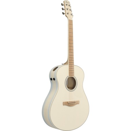 Ibanez AAM370M2E-AIB Transparent Antique White Ice Blue Open Pore