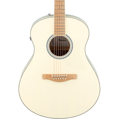 Ibanez AAM370M2E-AIB Transparent Antique White Ice Blue Open Pore