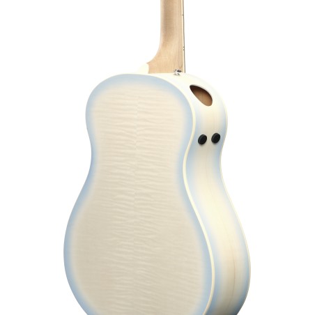 Ibanez AAM370M2E-AIB Transparent Antique White Ice Blue Open Pore