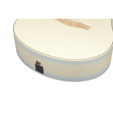 Ibanez AAM370M2E-AIB Transparent Antique White Ice Blue Open Pore