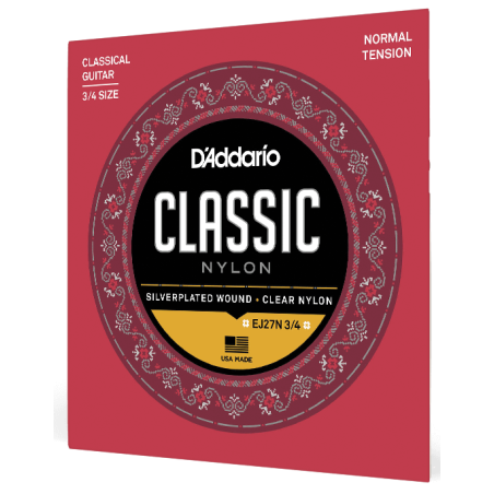 D'Addario EJ27N 3/4 Classic Nylon