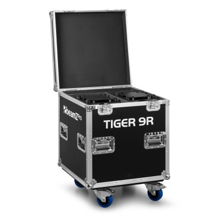 Beamz Tiger 9R 2pcs con flightcase