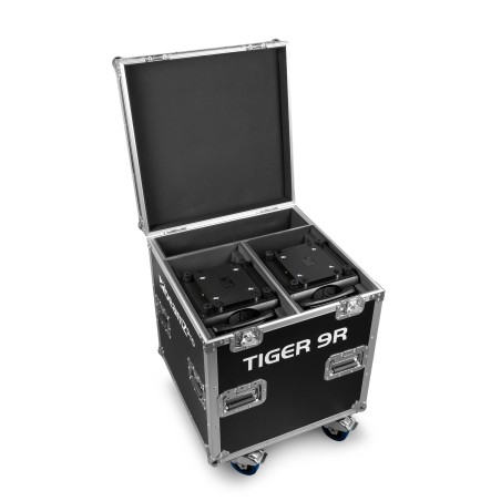Beamz Tiger 9R 2pcs con flightcase