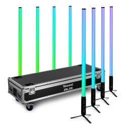 Beamz Zelos Tube Set con flightcase
