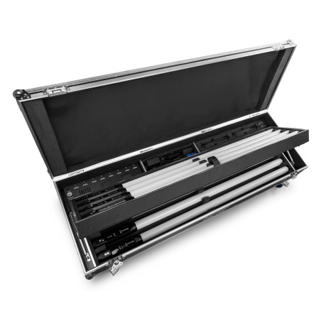 Beamz Zelos Tube Set con flightcase
