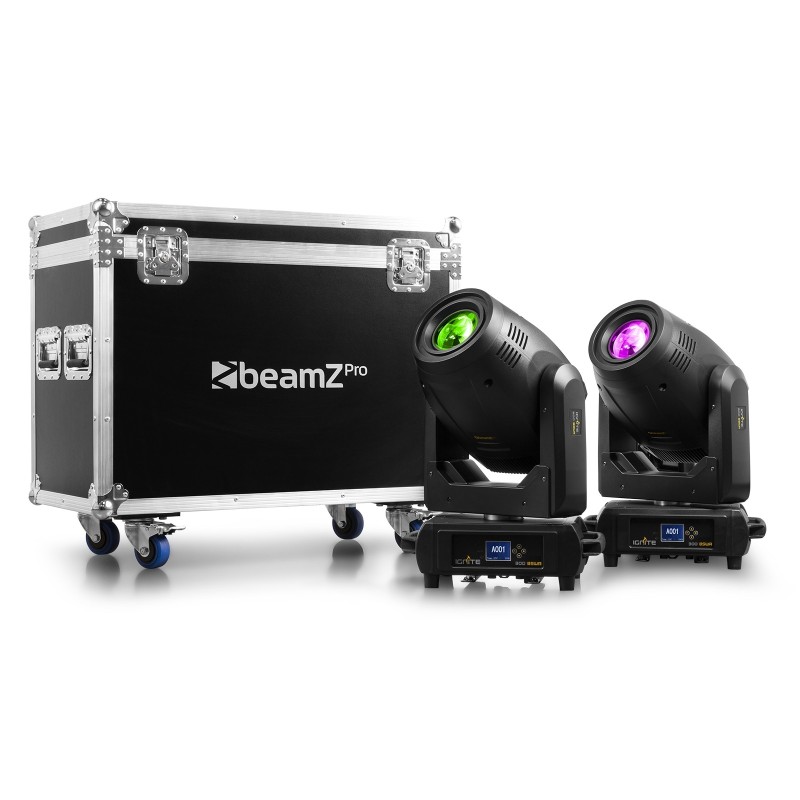 Beamz Ignite300A con 2pcs con flightcase