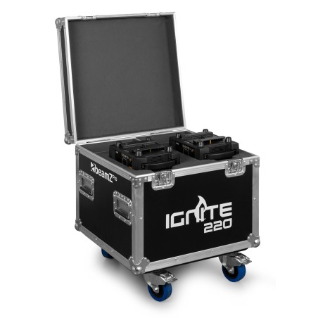 Beamz Ignite220 2pcs con flightcase
