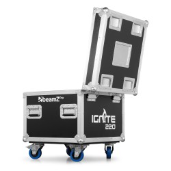 Beamz Ignite220 2pcs con flightcase