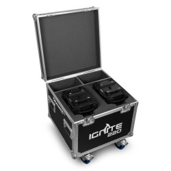 Beamz Ignite220 2pcs con flightcase