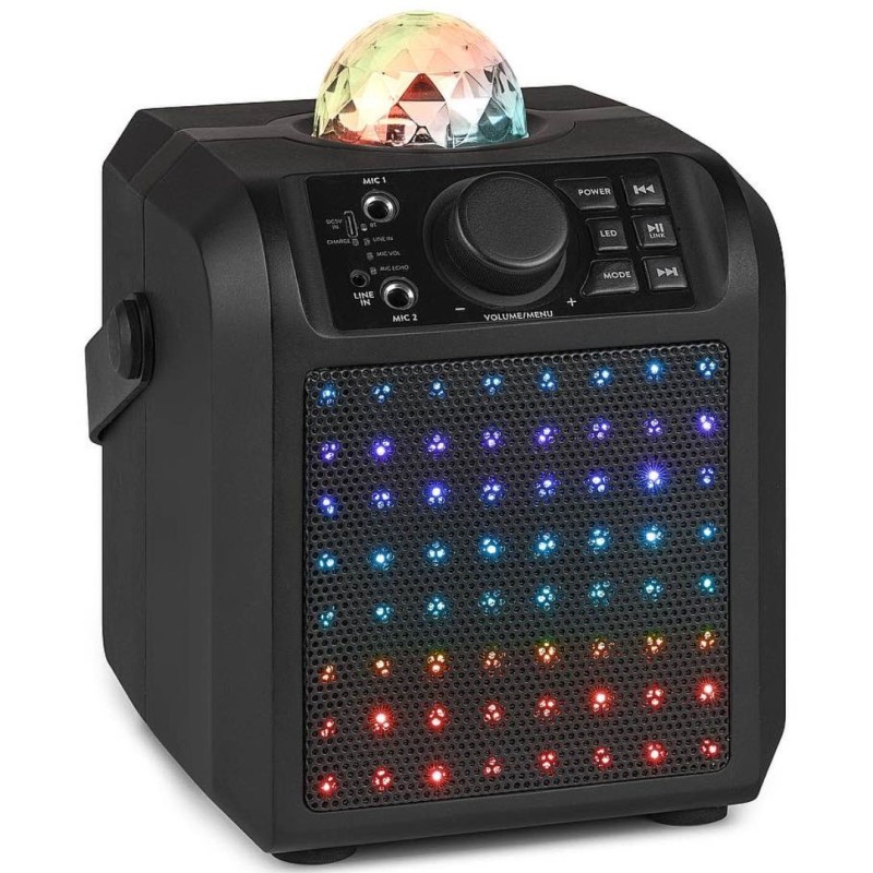Fenton Kar55b Karaoke Sp.2mic.bt Led Jb Bl