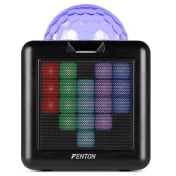 FENTON Kar15b Karaoke Sp.2mic.bt.led Batt Bl