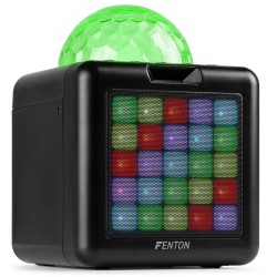 FENTON Kar15b Karaoke Sp.2mic.bt.led Batt Bl
