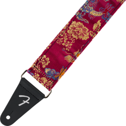 Fender Satin Dragon Strap Wine