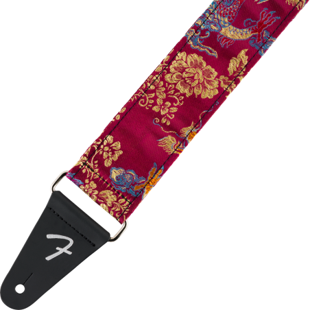 Fender Satin Dragon Strap Wine