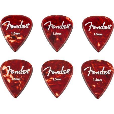 Fender Aero Acrylic Picks 6-count 1.5mm