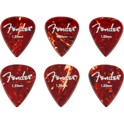 Fender Aero Acrylic Picks 6-count 1.25mm