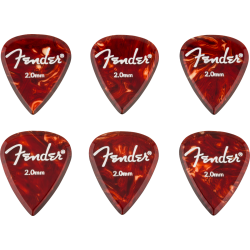 Fender Aero Acrylic Picks 6-count 2.0mm