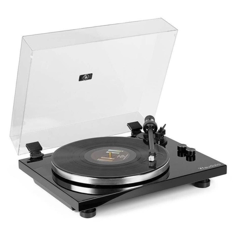 Audizio Toledo Premium Record Player Black