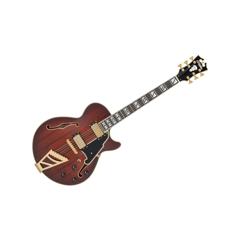 D'Angelico Deluxe SS Satin Brown Burst