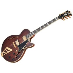 D'Angelico Deluxe SS Satin Brown Burst