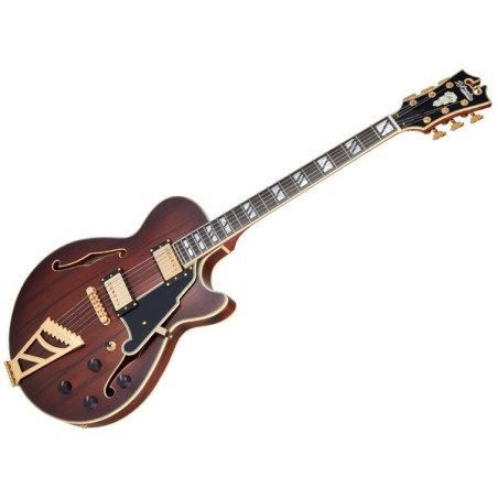 D'Angelico Deluxe SS Satin Brown Burst