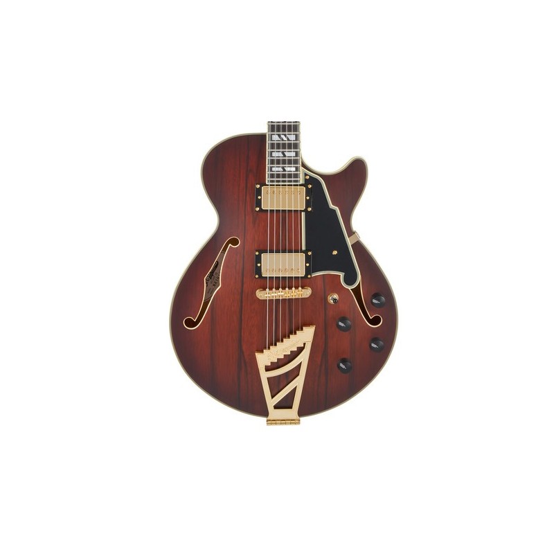 D'Angelico Deluxe SS Satin Brown Burst