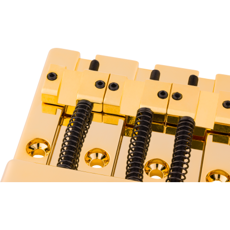 Fender HiMass 4-String Bass Bridge Assembly With Zinc Saddles Gold