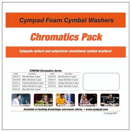 Cympad Chromatics Pack 5pz CY-CS15-5-R