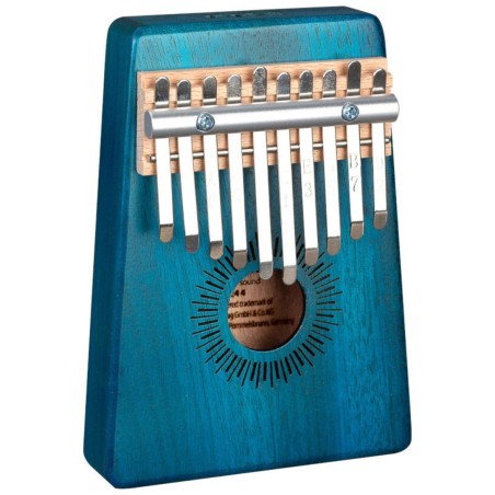 Sela Kalimba Mahogany 10 Tasti Blue