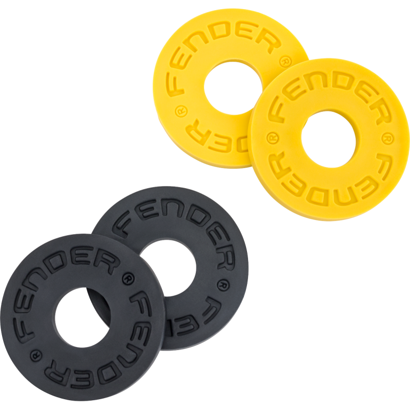 Fender Strap Blocks Third Man Records 2 x Black 2 x Yellow