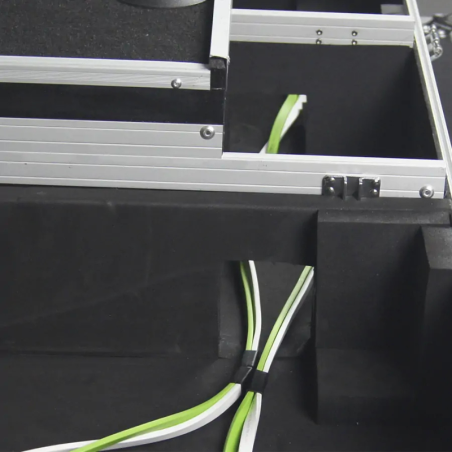 WALKASSE WMDJ-10BLTS Turntable Laptop Flightcase