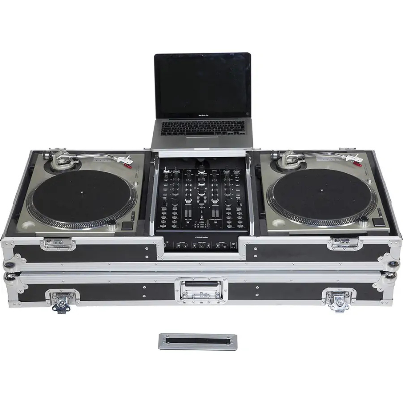 WALKASSE WMDJ-10BLTS Turntable Laptop Flightcase