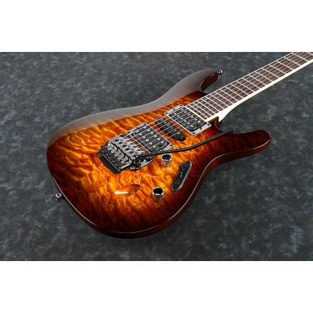 Ibanez S670QM-DEB Dragon Eye Burst