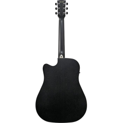 Ibanez PF16MWCE-WK Weathered Black Open Pore
